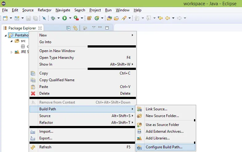 Configure Build Path