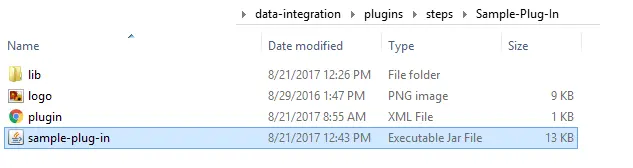 JAR export-destination