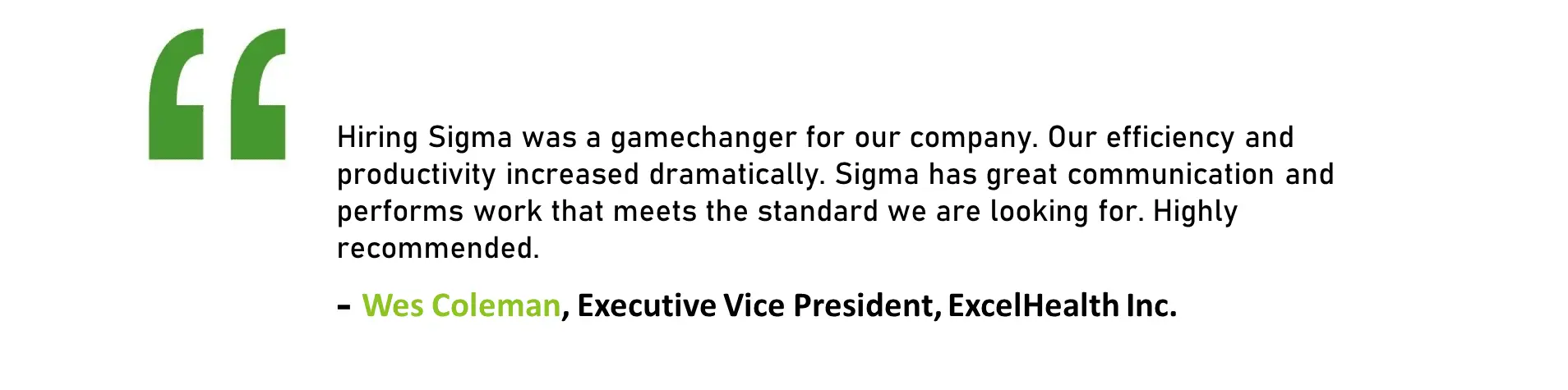 Excel Health Testimonial