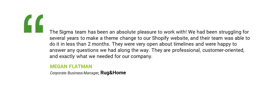RugHome Testimonial