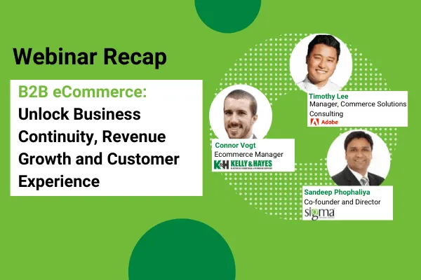 B2B ECommerce Webinar