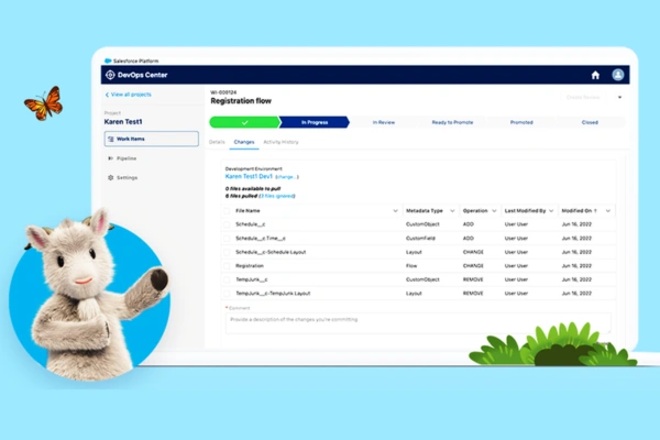 Delete Work Item in Salesforce DevOps Center