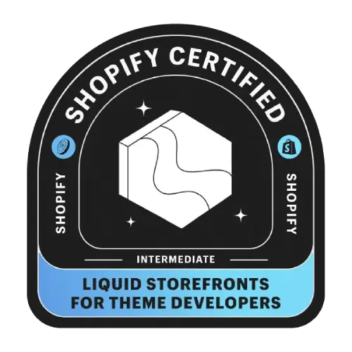 Liquid Storefronts for Theme Developers Certification